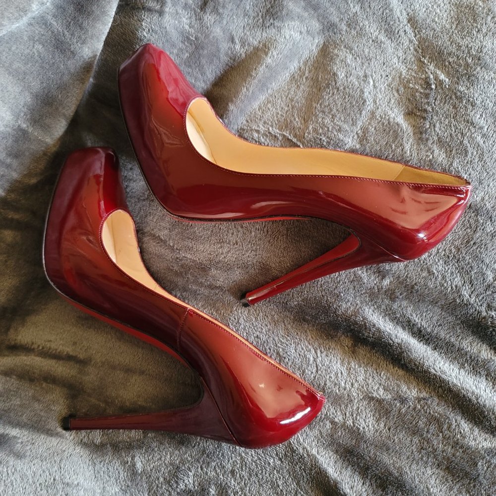 Elegant Red Stiletto Heels